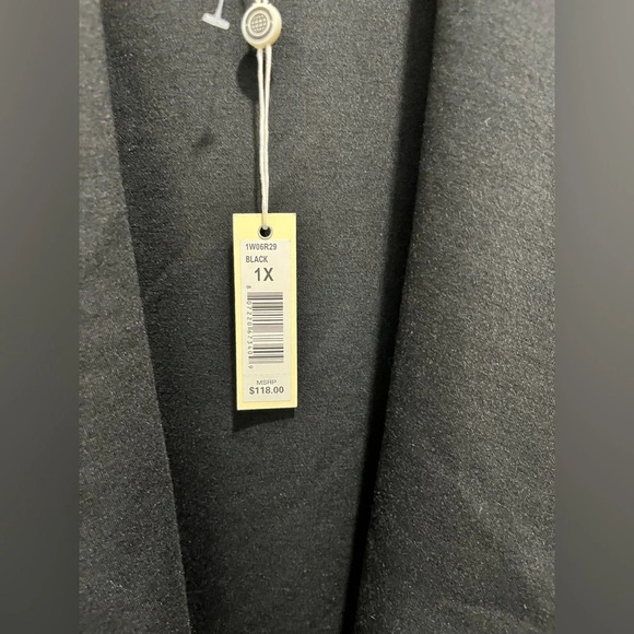 Max Studio Black Blazer Jacket Size 1X New With Tags - Picture 10 of 12